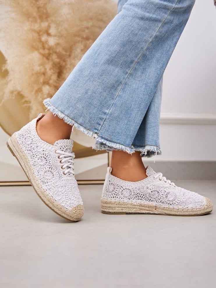Faida - Søde espadrillos sneaker med blonde